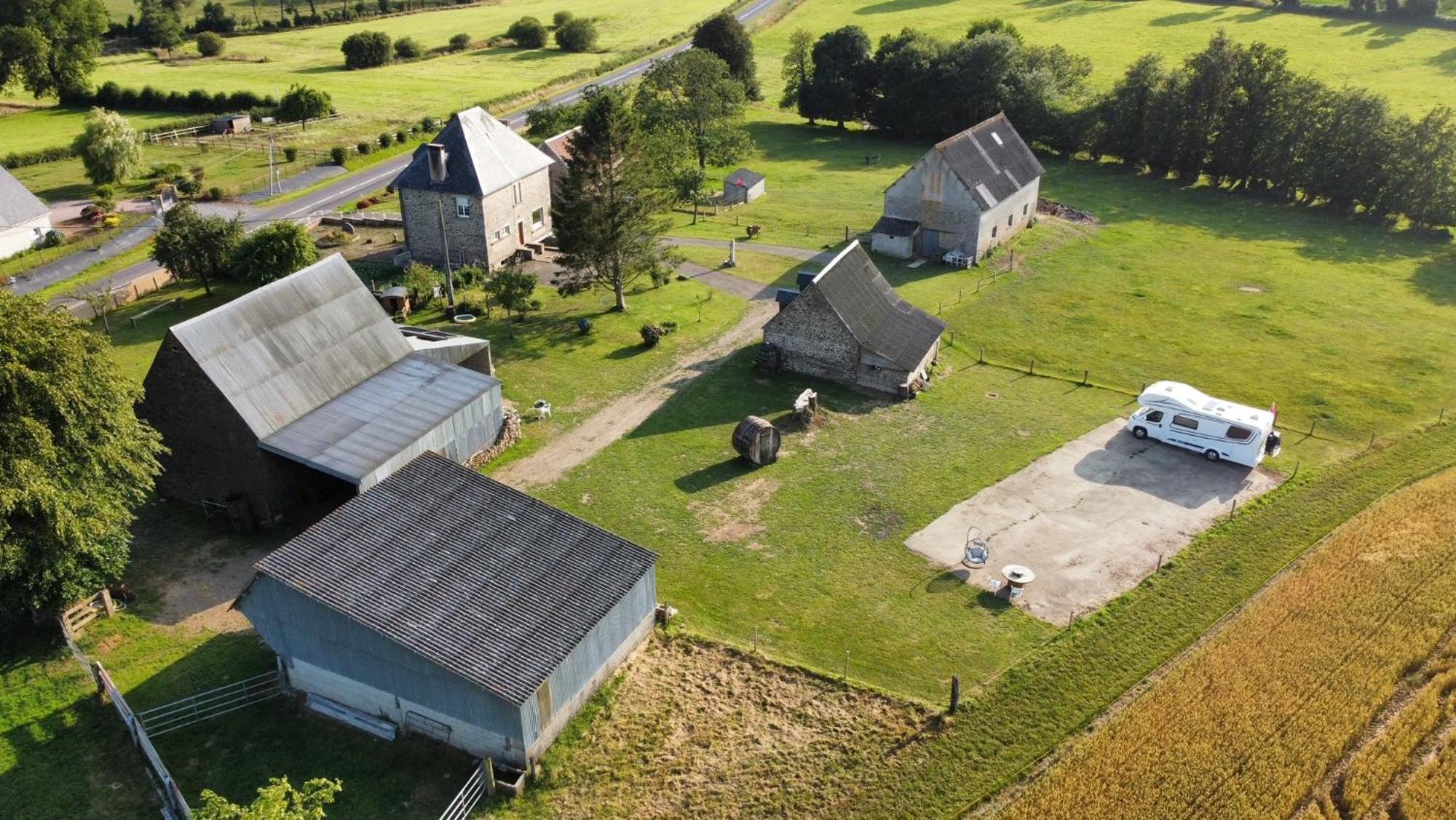 La Billardiere Camping A La Ferme Le Menil-Ciboult Kültér fotó