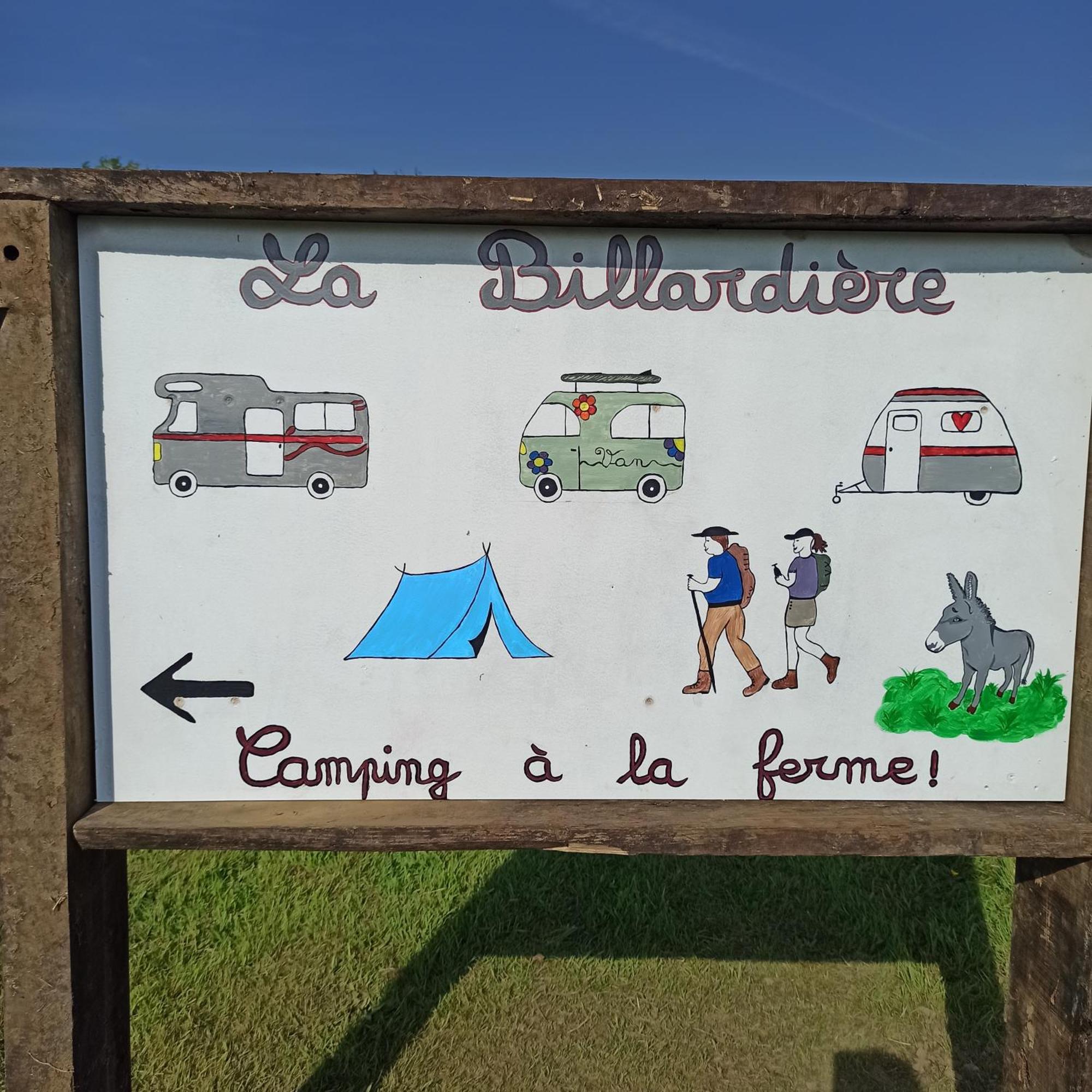 La Billardiere Camping A La Ferme Le Menil-Ciboult Kültér fotó